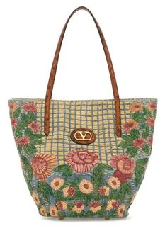 Valentino | Valentino Flower Embroidered Tote Bag