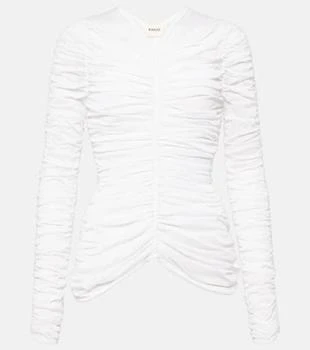 Khaite | Haven ruched silk-blend top