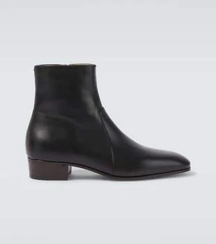 Valentino | VLogo leather ankle boots
