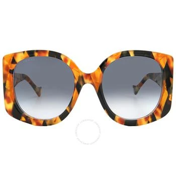 Blue Gradient Butterfly Ladies Sunglasses GG1257S 004 53