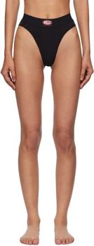 Black High Waisted Briefs
