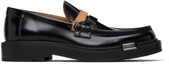 MAISON MARGIELA | Black Décortiqué Loafers