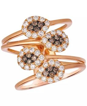 Le Vian | Chocolate Diamond (0.29 ct. t.w.) & Nude Diamond (0.72 ct. t.w.) Ring in 14k Strawberry Gold
