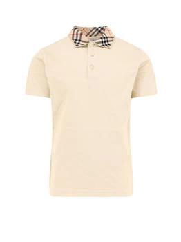 Burberry | Burberry Check Collar Short Sleeved Polo Shirt