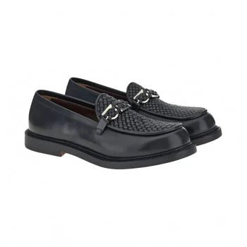 Salvatore Ferragamo | Men's Gancini Ornament Loafer In Black
