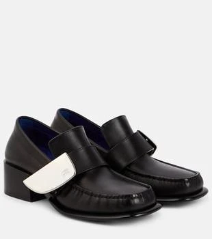 Burberry | Leather loafer pumps