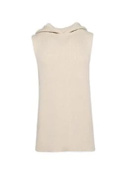 Rick Owens | Rick Owens Sleeveless Ribbed Tank Hoodie