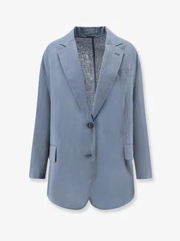 Brunello Cucinelli | Deconstructed cotton blazer