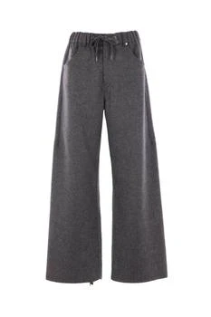 Brunello Cucinelli | Brunello Cucinelli Drawstring Wide Leg Trousers