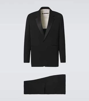 Jil Sander | Satin-trimmed wool blazer