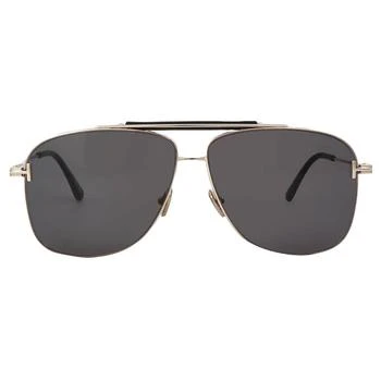 Tom Ford | Jaden Smoke Navigator Men
s Sunglasses FT1017 28A 60