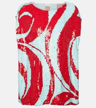Dries Van Noten | Sequined top