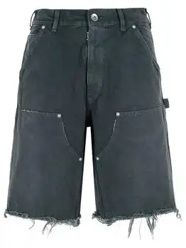 MAISON MARGIELA | Maison Margiela Stud Distressed Denim Shorts
