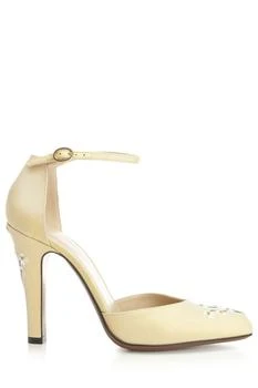 Valentino | Valentino Dolly Floral Embroidered Pumps