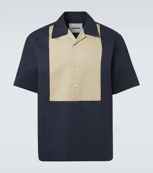 Jil Sander | Cotton and silk bowling shirt