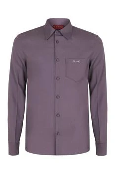 Gucci | Gucci Long Sleeved Gabardine Shirt