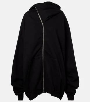 Rick Owens | Mega Mountain cotton jersey hoodie