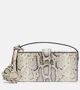 Magda Butrym | Apolonia snake-effect leather clutch