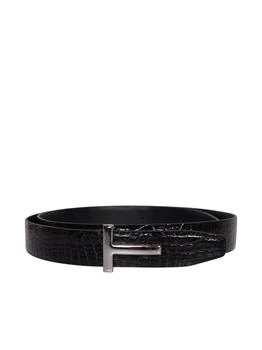 Tom Ford | Tom Ford T Logo Embossed Buckle Belt