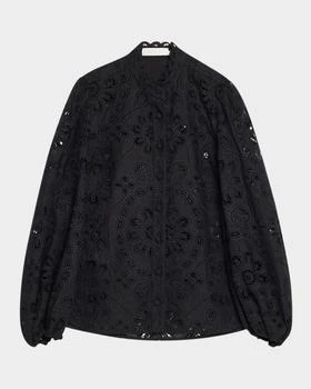 Zimmermann | Rhiannon Embroidered Blouse
