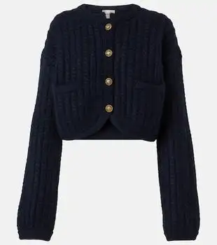 Khaite | Balser cashmere and mohair cardigan
