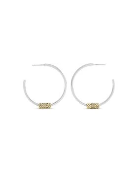 Signature Quilted Tube Hoop Earrings