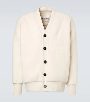 Moncler | + Jil Sander virgin wool down cardigan