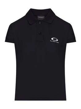 Balenciaga | Balenciaga Logo Embroidered Short-Sleeve Polo Shirt
