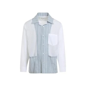 MAISON MARGIELA | Maison Margiela Patchwork Pinstripe Shirt