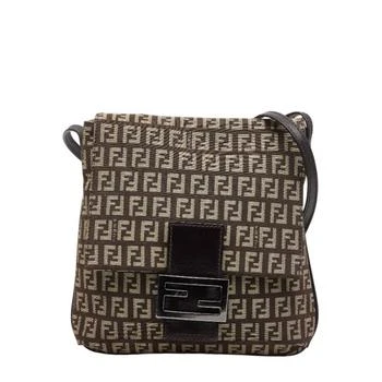 Fendi | Canvas Leather Shoulder Bag (Pre-Owned)