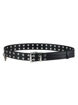 Ganni Ganni - Double Eyelet Safety Pin Belt