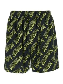 Balenciaga | Balenciaga Logo Detailed Elastic-Waist Shorts
