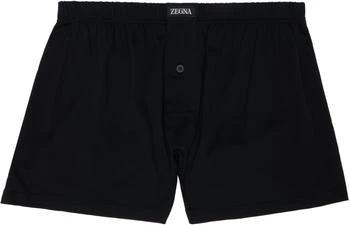 Black Filoscozia Cotton Boxers