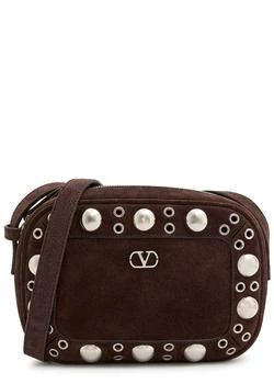 Valentino | Nellcôte studded suede cross-body bag