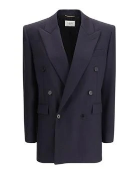 Yves Saint Laurent | Saint Laurent Long Gabardine Blazer