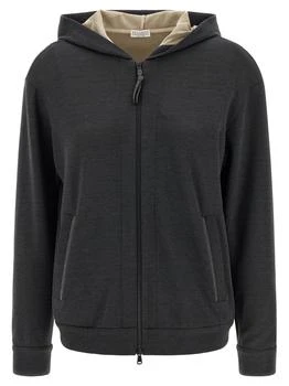 Brunello Cucinelli | Brunello Cucinelli Monile Zipped Hoodie