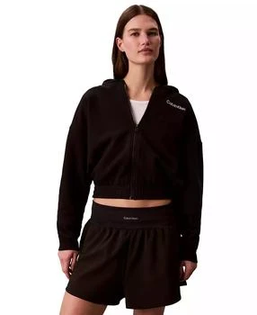 Calvin Klein Women's French Terry Full Zip Hoodie