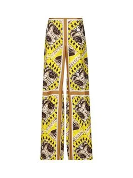 Valentino | Valentino Paisley Print High Waist Trousers