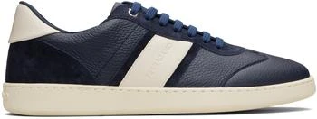 Salvatore Ferragamo | Navy Signature Low-Top Sneakers