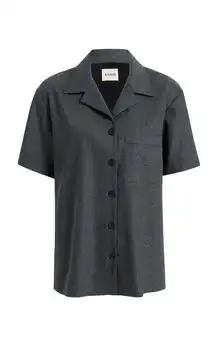 Khaite | Khaite Riordan Pocket Wool Shirt - Moda Operandi