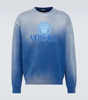 Versace | Medusa tie-dye cotton jersey sweatshirt