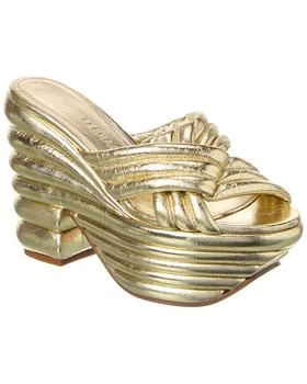 Salvatore Ferragamo | Ferragamo Sculptural Leather Platform Sandal