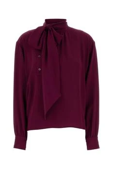 Prada | Prada Marocain Long-Sleeved Shirt