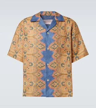 Valentino | Printed linen shirt