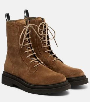 Brunello Cucinelli | Suede combat boots
