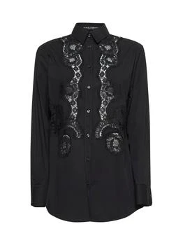 Dolce & Gabbana | Dolce & Gabbana Lace Inlay Poplin Shirt