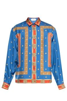 Versace | Versace Pattern-Printed Twill Regular Shirt