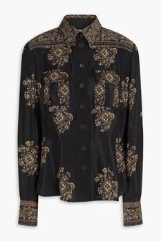Zimmermann Printed crepe de chine shirt