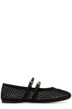 Prada | Prada Triangle-Logo Mesh Ballet Flats