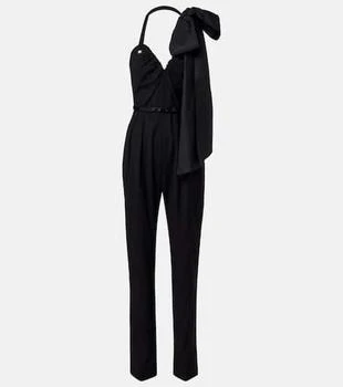 Max Mara | Asymmetric virgin wool jumpsuit